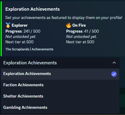 Achievements Screenshot